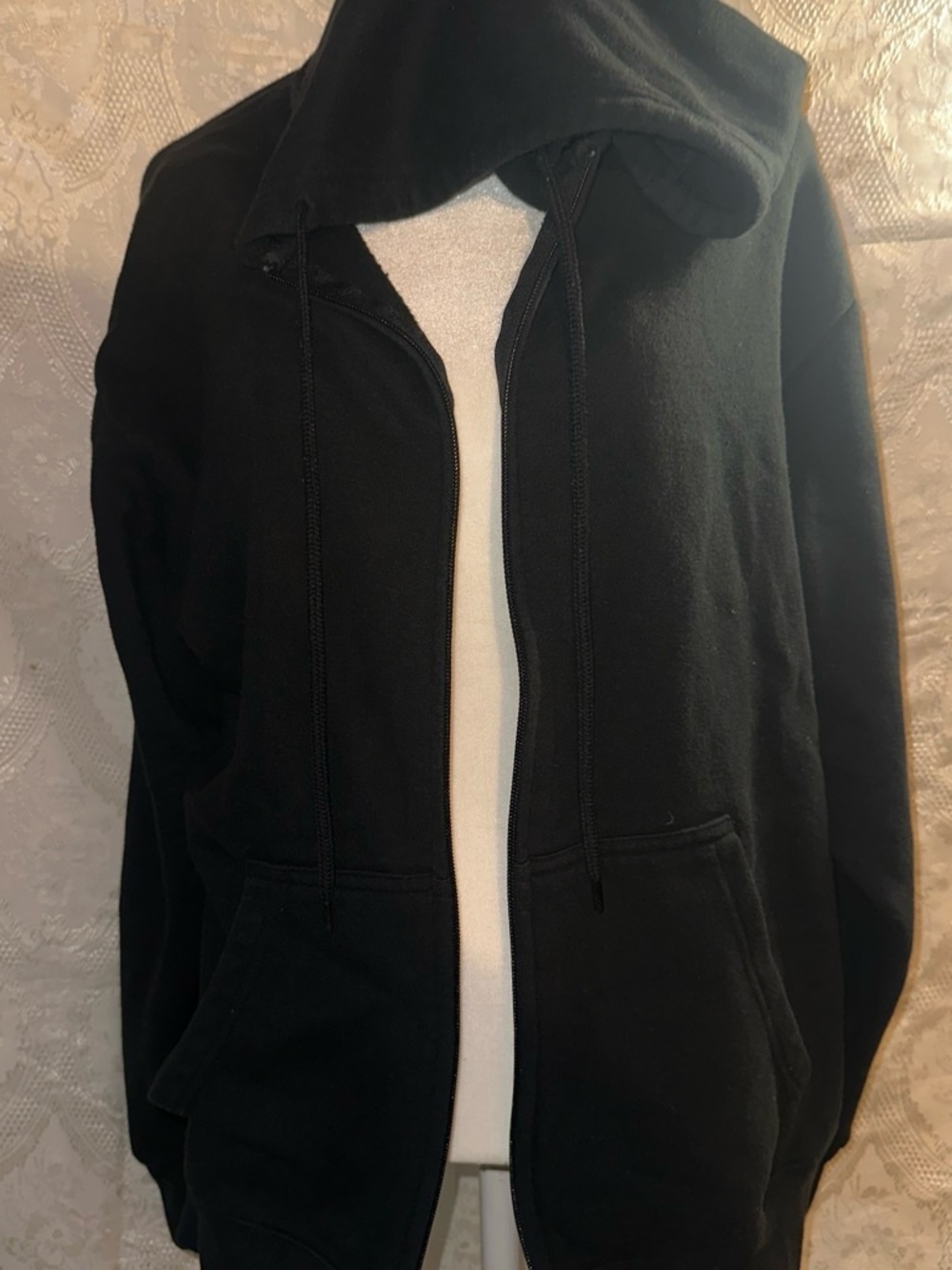 No Boundaries Black Lightweight Zip Hoodie